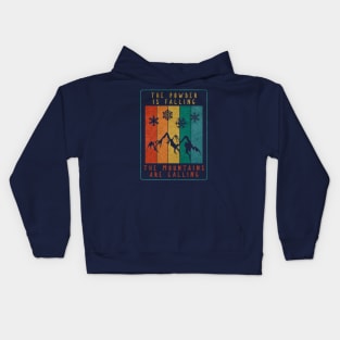 Retro Powder Design Kids Hoodie